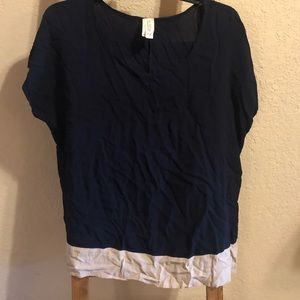 Navy blue blouse